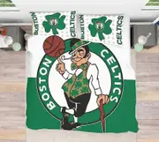 v4625 Bed Sheets NBA Boston Celtics Duvet Cover Set Bedspread Pillowcase Bedding Bed Sheets IU4625