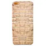 在飛比找遠傳friDay購物優惠-COACH 仿鱷魚紋 iPhone 5 手機保護殼(米灰) 