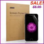 iPhone 6 Plus/6S Plus Screen Protector Anker 3-pk Ultra Clear High Response HD
