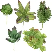 1 Set DIY Artificial Succulent Artificial Succulent Plants Landscape Succulents Fake Plastic Succulent DIY Succulent Pick Fake Unpotted Succulent Artificial Succulents