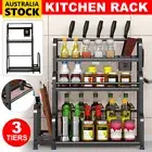 NEW 3 Tier Kitchen Spice Rack Storage Organizer Seasoning Stand Shelf Countertop