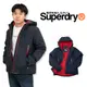 衝評 剩2L極度乾燥  superdry 冒險魂 深藍/紅 防水拉鍊 ELITE 防風 暗袋 厚鋪棉 單拉鍊 #8183