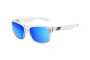 Dirty Dog Vendetta-Crystal-Grey|Blue Fusion Mirror Polarised Sunglasses