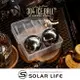 索樂生活 Solarlife 304不鏽鋼冰球/高爾夫球造型冰球.環保冰塊 不銹鋼冰球 威士忌冰塊 冰磚冰石 製冰盒