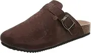 [FARZAH] Women’s Leather Clogs, Ladies Slip On Garden Clogs Summer Beach Mule Clogs Mesh Slippers Lightweight Garden Gardening Shoes Casual Beach Mules (Color : B, Size : 8)