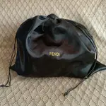 大牌奢侈品防塵袋 適用於FENDI芬迪防塵袋 抽拉布袋收納袋 衣服鞋子包裝袋 防潮束口袋