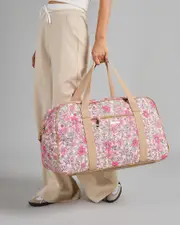 [Mooloola] Mooloola Olivia Travel Bag in Pink/Orange One Size Pink/Orange