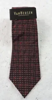 Van Heusen Modernation Design Stain Resistant 100% Silk New Mens Tie 58"x 3.5"