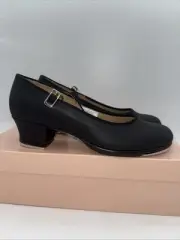 Bloch Women's Show-Tapper Dance Shoe Sz 6 X Leather Mary Jane Stage Class Black