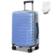 28 inch Clear Luggage Cover for Suitcase Tsa Approved Thicken PVC Plastic 28"