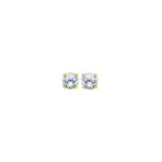 9ct Aquamarine Stud Earrings in Blue