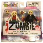 LIV MOORE & BLAINE DEBEERS DIAMOND SELECT IZOMBIE MINIMATES 2-PACK HORROR RARE