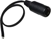 Motorcycle DIN Female Plug Adapter Cord Single Head Cable Pigtail Wire for Car Power Supply and Modifications 35cm