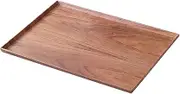 Tray Imitation Wood Grain Rectangular Large Tray Simple and Practical Cup Storage Tray Breakfast, Afternoon Tea Tray Food Tray