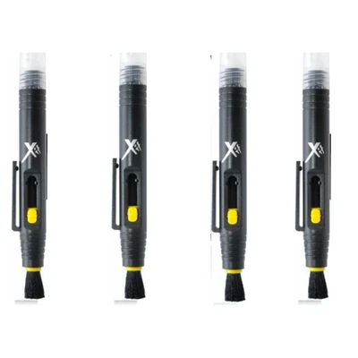 4x 3 IN 1 Camera Lens Dust Wiper Kit Cleaning Pen Dust Cleaner Soft Brush Tool