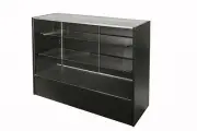 Glass Display Counter 1200L- Black Back In Stock Early Jan 22