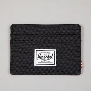 Herschel Andy Bi-Fold 黑色 全黑 RFID 防盜 帆布 皮夾 短夾 男生 二合一 卡套 錢包