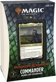 Aura of Courage Commander Deck MTG Adventures in the Forgotten Realms English