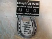 Chompin' At The Bit Horse Magnet IF THERE ARE NO HORSES Car Truck Mail Box