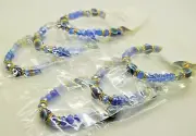 wholesale lot 6 pcs evil eye blue beads stretch fashion jewelry bracelets lot #5