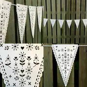 Wedding Decorations Banner Bunting Triangle Flags Hanging Party Garland