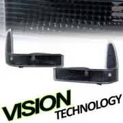 Black Clear Signal Parking Bumper Corner Lights K2 For 99-04 F250 F350 Excursion