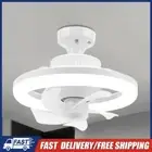 Modern Ceiling Fan with LED Light Remote Control (3 Colors with Extension)