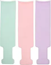 Balayage Board, 3pcs Professional Balayage Highlighting Board Easy to Clean Highlighting Brush Cooboard Smoothing Surfaces Hair Dye Paddle for DIY Hairdressing Hair Color