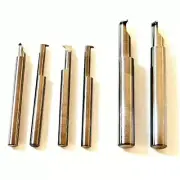 Accupro 91899039 1/4" to 5/16" Solid Carbide Grooving Tool Set (Lot of 6)