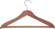 Household Essentials 26507 CedarFresh Deluxe Red Cedar Wood Coat Hanger with Fixed Bar