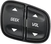 LUMIXE Car Cruise Control Button, for Cadillac, for Escalade 2003 2004 2005 2006 Car Steering Wheel Volume Control Switch Button 1999443 Radio Source Switch 1999442 Car Steering Wheel Switch Button(BL