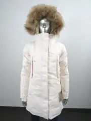 Womens The North Face New Outer Boroughs 550-Down Warm Parka Jacket - White