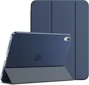 JETech Case for iPad (A16) 11th/10th Generation (2025/2022), Slim Stand Hard Back Shell Cover with Auto Wake/Sleep (Deep Navy)