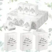 50 Bulks Wedding Facial Tissues Items for Welcome Bags Pocket Facial...