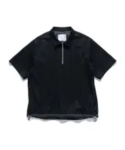 Sacai Jersey Polo Shirt 3 black