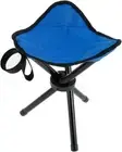 3-Legged Compact Camping Stool,600D Oxford Cloth Folding Tripod Chair,Mini Light