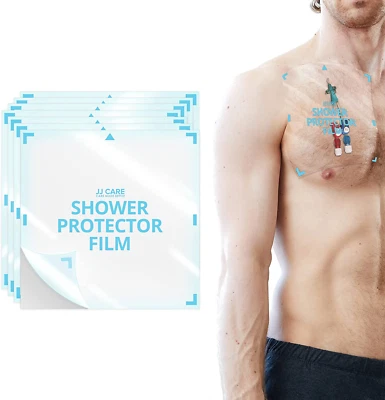 Shower Protector [Pack of 7], 9X9 Dialysis Catheter Shower Shileds Wound Cover,