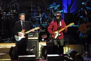 Wyclef Jean and Eric Clapton at An Evening with Wyclef at Carnegie- Old Photo