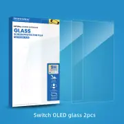 Geekshare Nintendo Switch OLED Glass Screen Protective Premium Tempered Switch