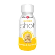 Organic Ginger Shot Lemon and Cayenne - Fresh, healthy organic delivery | Doorstep Organics