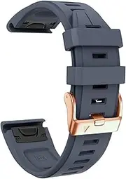 [KKFAUS] For Garmin Fenix 6S 5S 7S Watchband 20mm Bracelet For Fenix 6s Pro 5s Plus Rose Gold Buckle Silicone Quick Replacement Wrist Straps