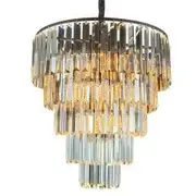 Delessi Marinello 10 Light Crystal Chandelier Pendant Light