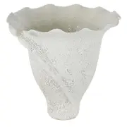 [OneWorld Collection] Blooming Flower Vase White Large