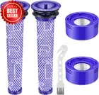 4 Pack Vacuum Filter Replacement Kit Compatible with Dyson V7, V8 Animal and V8