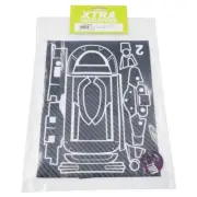 Xtra Speed Carbon Design Futaba 10PX Radio Sticker Transmitter RC Car #XS-59090