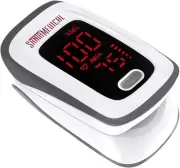 Fingertip Pulse Oximeter, Blood Oxygen Saturation Monitor (SpO2) with White