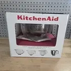 New! Kitchen Aid 5Qt Tilt-Head Glass Bowl with Measurement Markings&Lid , KSM5GB