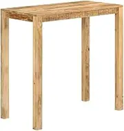 Bar Table 112x55x108 cm Solid Wood Mango Home Accent