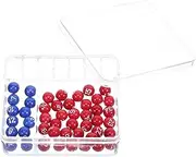Toyvian 1 Set Number Machine Case with Colored Balls for Raffle and Educational Purposes Design for Uniform Bouncing and Rolling