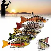 Authenticj Bionic Swimming Lure - Suitable for All Kinds of Fishing Waters, Probero Fishing Gear, Bionic Swimming Bait, 3D Bass Bait Freshwater Fish Lures That Swim by Itself